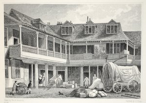 Talbot Inn, Southwark, aus 
