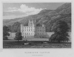 Taymouth Castle, Perthshire von Thomas Hosmer Shepherd