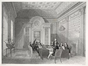 Der Admiralty Board Room, aus 