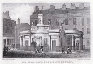 The Cross Bath, von Bath Street von Thomas Hosmer Shepherd