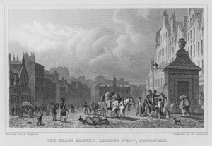 Der Grass Market, Blick nach Westen, Edinburgh von Thomas Hosmer Shepherd