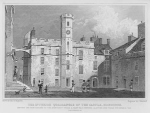Der Innenhof der Burg, Edinburgh