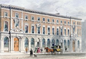 Das neue Gebäude der Merchant Taylors und Halle, 1853