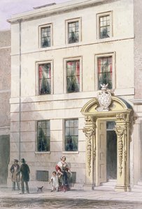 Die neue Front des Painter Stainers Hall, 1850 von Thomas Hosmer Shepherd