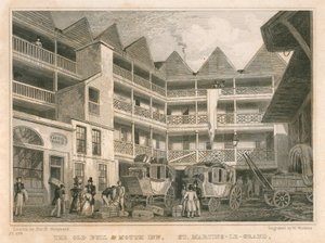 Das alte Bull and Mouth Inn, St Martin