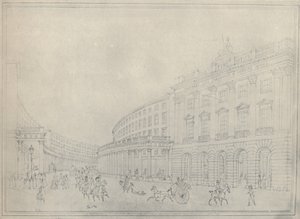 The Quadrant, Regent Street, 1822 von Thomas Hosmer Shepherd