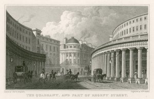 Der Quadrant und ein Teil der Regent Street, London von Thomas Hosmer Shepherd