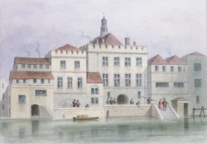 Ansicht der alten Fishmongers Hall, 1650 von Thomas Hosmer Shepherd