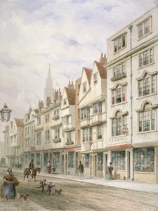 Wych Street, Westminster, London von Thomas Hosmer Shepherd