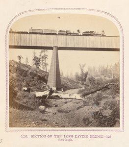 Abschnitt der Long Ravine Brücke von Thomas Houseworth