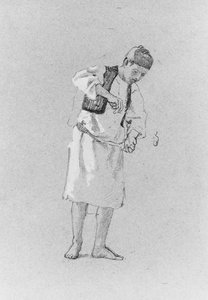 Studie eines Mannes von Thomas Hovenden
