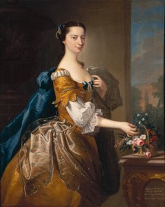 Margaret, Tochter von Sir George Chudleigh, verheiratet mit Henry Oxendon von Thomas Hudson
