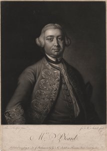 Mr. Beard, graviert von James McArdell, 1764 von Thomas Hudson