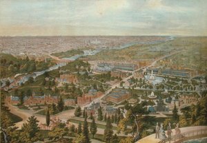 Vogelperspektive der Centennial, Philadelphia