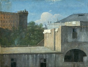 Gebäude in Neapel von der Nordostseite von Thomas Jones