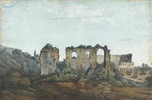 Das Claudianische Aquädukt und Kolosseum von Thomas Jones