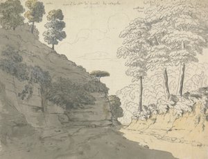 Die Straße von Santa Maria de Monte nach Neapel von Thomas Jones