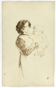 Junge Frau mit Baby