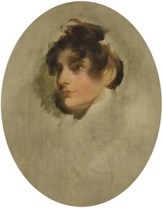 Kopf einer jungen Frau, ca. 1800-05 von Thomas Lawrence