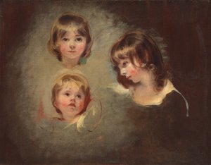 Kopfstudien von Emilia Mary, Juliana und Maria Boucherett