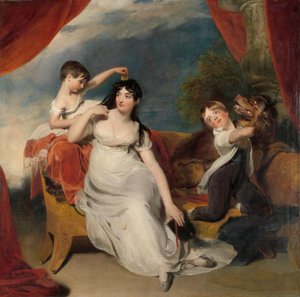 Maria Mathilda Bingham mit zwei ihrer Kinder
