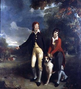 Porträt von Charles Chetwynd-Talbot, Viscount Ingestre und seinem Bruder von Thomas Lawrence
