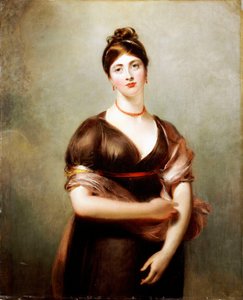 Porträt von Elizabeth Jennings, in der Pose der Venus de