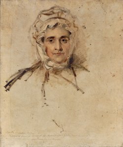 Porträt von Lucy Lawrence, der Mutter des Künstlers, eine Skizze von Thomas Lawrence