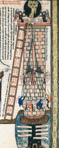 Das Feuer der Hölle mit den sieben Todsünden von Thomas Le Myésier