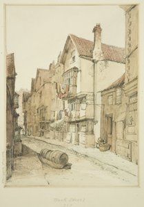 Back Street, Blick nach Norden von Thomas Leeson the Elder Rowbotham
