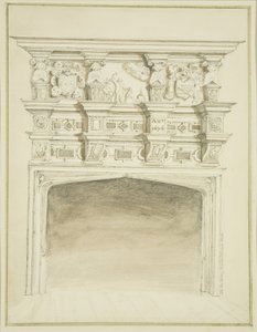 Kamin bei 49 Broad Quay von Thomas Leeson the Elder Rowbotham