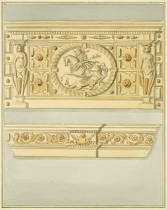 Kamin in der Redcliffe Street 6, datiert 1637