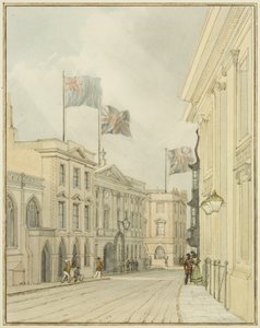 Corn Street vom Rathaus von Thomas Leeson the Elder Rowbotham