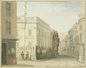 Blick hinunter zur Broad Street mit dem neuen Rathaus