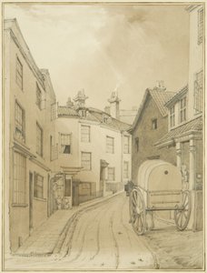 Unteres Ende der Griffin Lane von Thomas Leeson the Elder Rowbotham