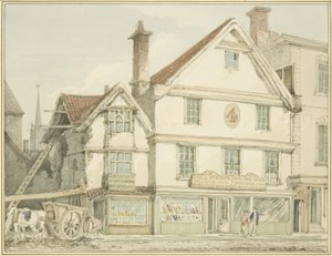 Nordwestwinkel von Broadmead von Thomas Leeson the Elder Rowbotham