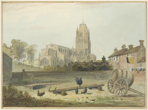 St. Mary Redcliffe Kirche von Nordosten von Thomas Leeson the Elder Rowbotham