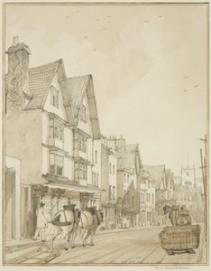 Temple Street, Blick nach Norden von Thomas Leeson the Elder Rowbotham
