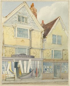 Zwei alte Häuser auf der Nordseite der Castle Street