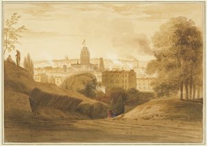 Blick von der Bath Road, in der Nähe der Wells, Totterdown von Thomas Leeson the Elder Rowbotham