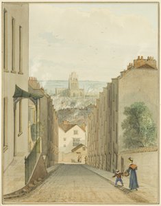 Blick vom oberen Ende der Lodge Street von Thomas Leeson the Elder Rowbotham