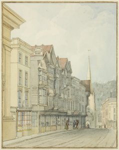 Westseite der Broad Street von Thomas Leeson the Elder Rowbotham