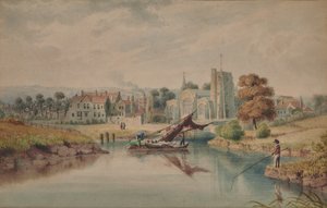 Maidstone vom Fluss aus