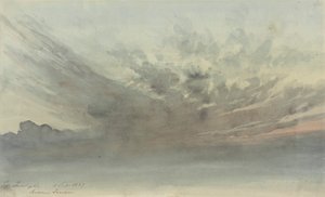 Wolkenstudie - Abenddämmerung, Rodney Terrace