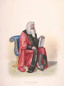 Recorder der Stadt London, Sir John Silvester, in ziviler Tracht, 1825 von Thomas Lord Busby