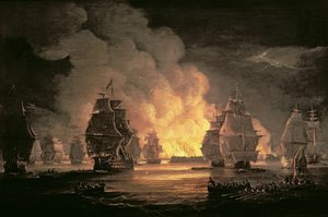 Die Schlacht von Algier, 27. August 1816, ca. 1825