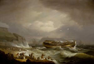 Das Schiffswrack eines Handelsschiffs der East India Company 