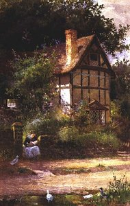 Die Haustür des Landhauses von Thomas Mackay