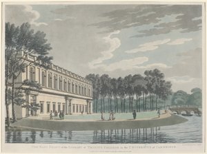Die Ostfassade der Bibliothek des Trinity College von Thomas Malton