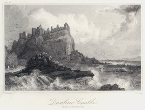 Dunluce Castle, von Nordosten